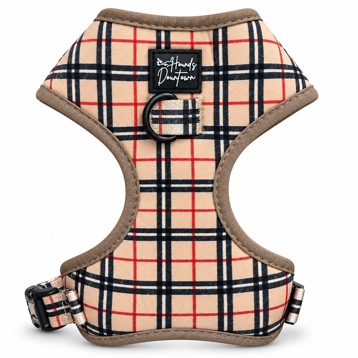 Tan plaid Hounds Downtown harness